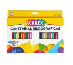 Canetinhas Hidrográficas 24 Peças Acrilex