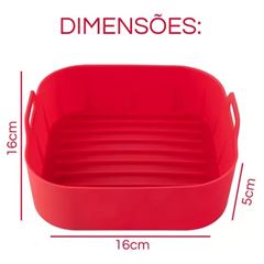 Forma para Fritadeira Airfryer Antiaderente em Silicone - Sortida