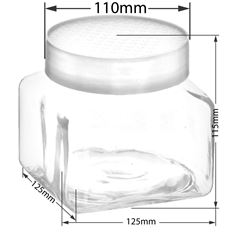 Pote Quadrado Colméia para Condimentos 1 Litro