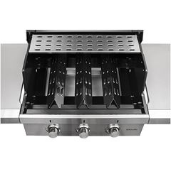 Churrasqueira Inox A Gás 4 Queimadores Mimo Style Unic