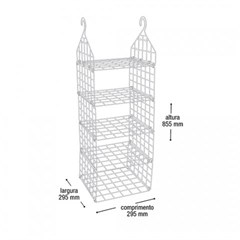 ORGANIZADOR DOBRAVEL BCO 25807PI
