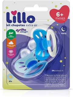 Chupeta Lillo 2p Dia Noit T2 Mno 632421