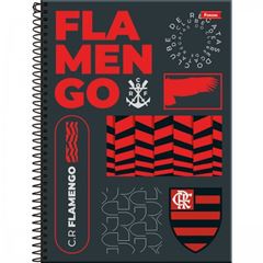 Caderno Capa Dura 192 Folhas - Flamengo