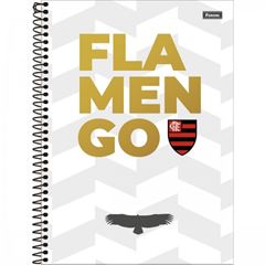 Caderno Capa Dura 192 Folhas - Flamengo