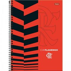 Caderno Capa Dura 192 Folhas - Flamengo