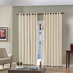 CORTINA PRATIKA 2.60M X 1.70M LISA SLIM AREIA 0026