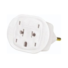 Pino Adaptador Tripolar Bco 0215