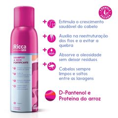 SHAMPOO SECO RICCA 150ML FORT 2858