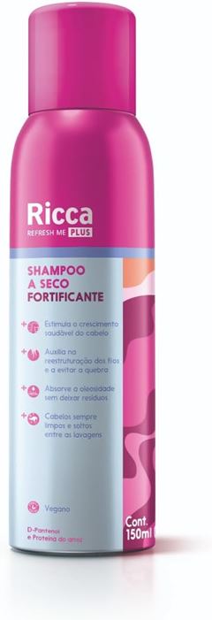 SHAMPOO SECO RICCA 150ML FORT 2858