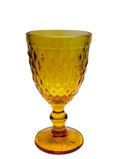 Taça de Vidro Amarelo 320ml