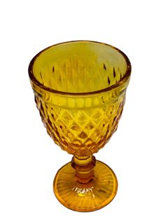 Taça de Vidro Amarelo 320ml