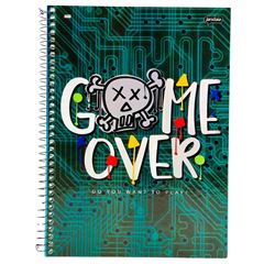 CADERNO CD GAME MASK 1X1 80F 75664