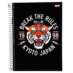 CADERNO CD WARRIOR MASK 15X1 240F 75670
