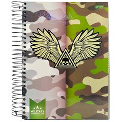 CADERNO CD ARMY MASK 20X1 320F 75658-88
