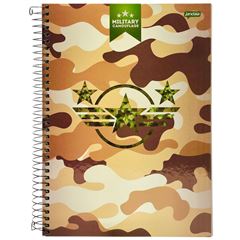 CADERNO CD ARMY MASK 10X1 160F 75662