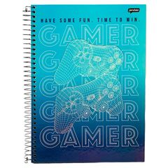 CADERNO CD GAME MASK 10X1 160F 75667