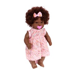 BONECA BEBETE DOLL PRETA 1132