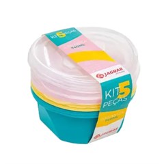 Kit Organizador Jaguar 5p Red 740ml 6327