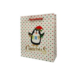 Sacola Papel Figuras Poa Rmt0759