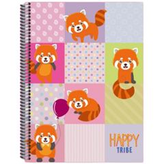 Caderno Cd 1/4 Happy Tribe 200f 5980
