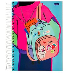 CADERNO CD STYLE MASK 20X1 320F 75673