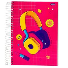 CADERNO CD STYLE MASK 20X1 320F 75673