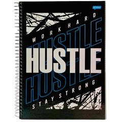 CADERNO CD WARRIO MASK 10X1 160F 75672