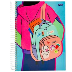CADERNO CD STYLE MASK 10X1 160F 75677