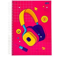 CADERNO CD STYLE MASK 10X1 160F 75677