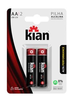 Pilha Alcalina Aa 2p Kian 14240