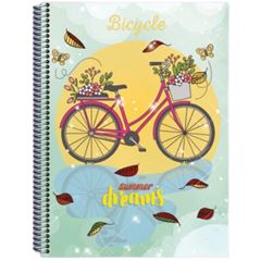 Caderno Cd Bicycles 12x1 168f 7502