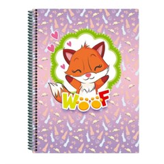 Caderno Cd Woof 10x1 140f 7516