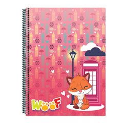 Caderno Cd Woof 10x1 140f 7516