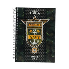 CADERNO CD FORCE ONE 10X1 140F 7511