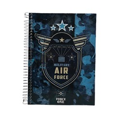 CADERNO CD FORCE ONE 10X1 140F 7511