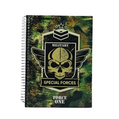 CADERNO CD FORCE ONE 10X1 140F 7511