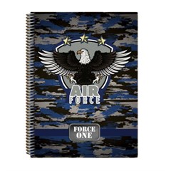 CADERNO CD FORCE ONE 12X1 168F 7512