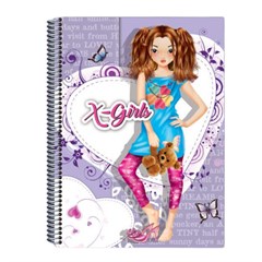 CADERNO CARTOG CD 96F X-GIRL 6020