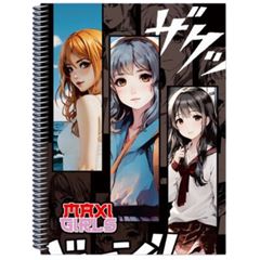 CADERNO CD MAXIGIRLS 10X1 140F