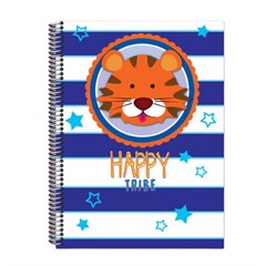 CADERNO CARTOG CD 96F HAPPY TRIB 5978