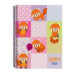 CADERNO CARTOG CD 96F HAPPY TRIB 5978