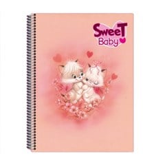 CADERNO CD 1/4 SWEET BABIES 96F 5997