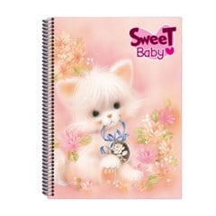 CADERNO CD 1/4 SWEET BABIES 96F 5997