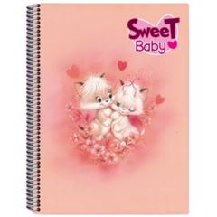 CADERNO CD 1/4 SWEET BABIES 200F 5998
