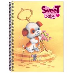 CADERNO CD 1/4 SWEET BABIES 200F 5998