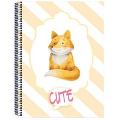 CADERNO CD 1/4 CUTE 200F 6003