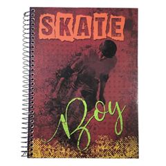 CADERNO CD SKATE 1X1 80F 7494
