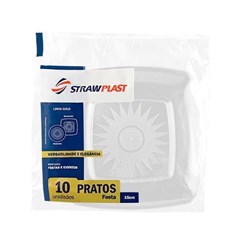 PRATO QD STRAW 15CM 10P CR PQC-015