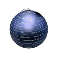BOLA NATAL ASPIRAL FOSCA 25CM LL KX0918