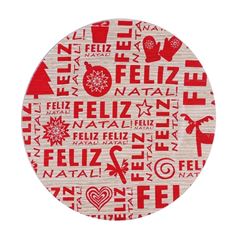 BANDEJA SOUSPLAT RED FELIZ NATAL NTW91020